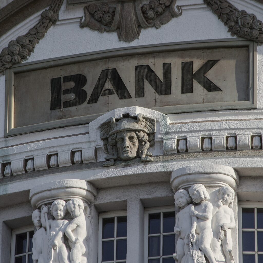 Bank-skylt
