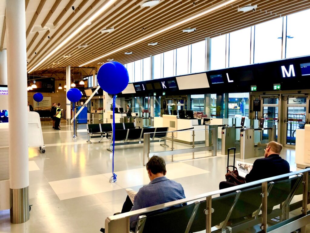 Bromma Stockholm Airport. Foto Hans Uhrus.