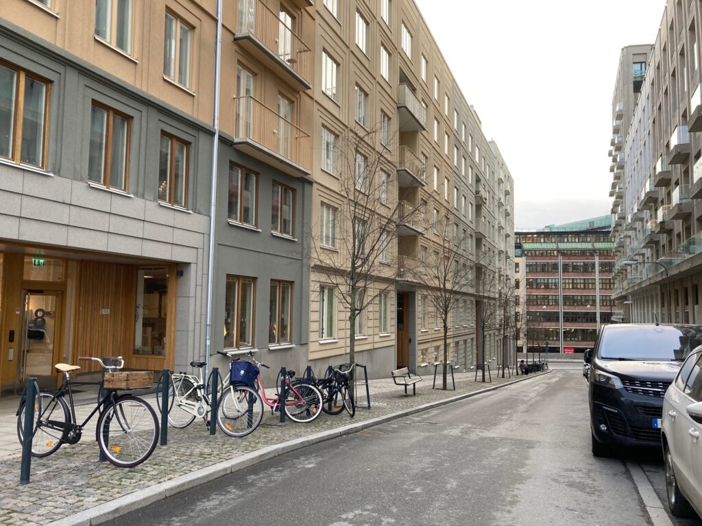 Gata, fasad, hårdgjord, Hagastaden, Foto: Borätt forum