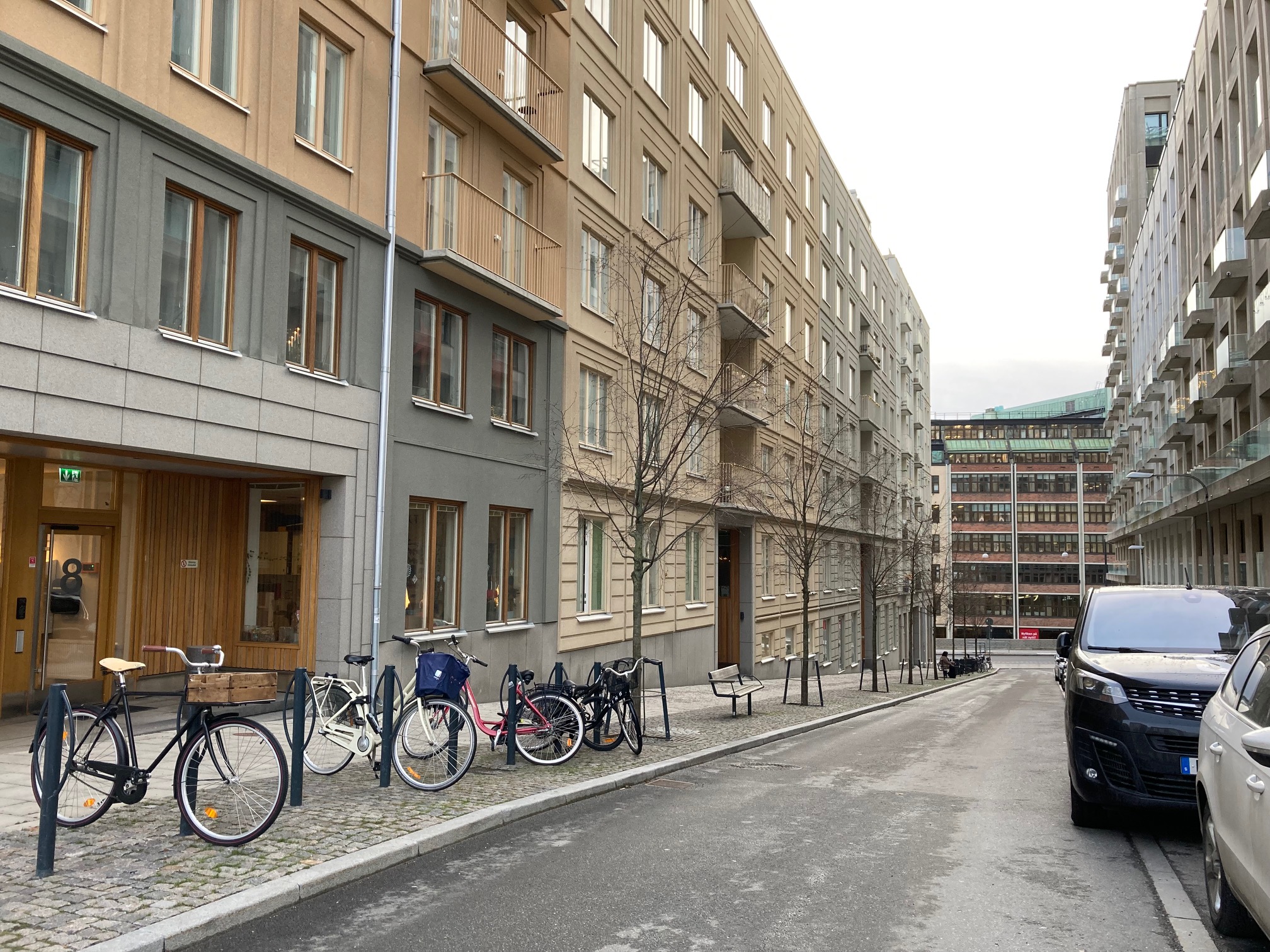 Gata, fasad, hårdgjord, Hagastaden, Foto: Borätt forum
