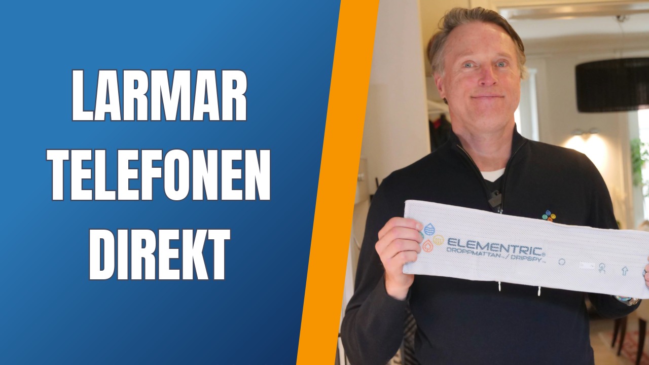 Skydda ditt kök från vattenskador – med Elementrics droppmatta